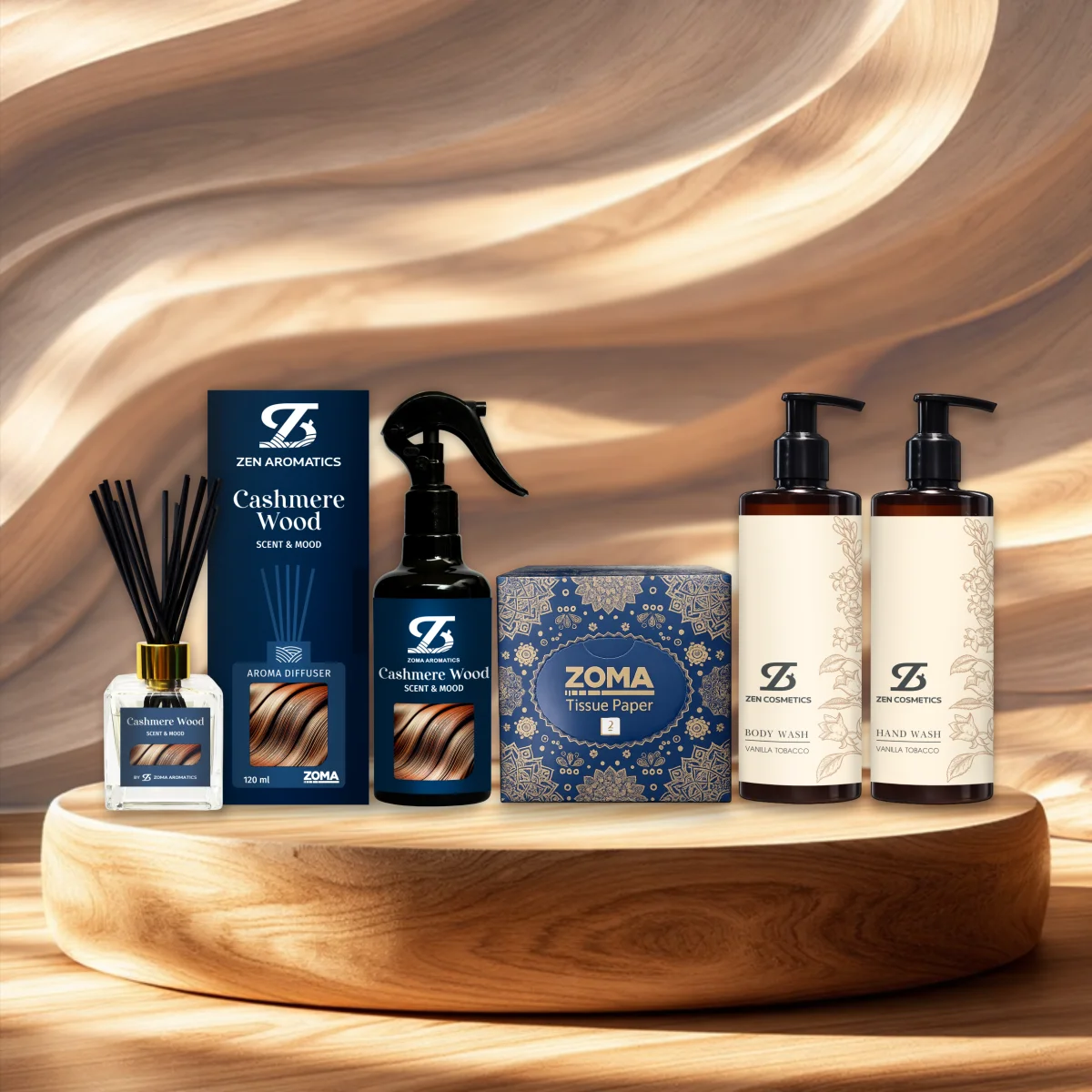 Cashmere Wood საგაზაფხულო ნაკრები
